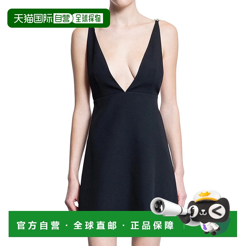 1h可退 PRADA 女士连衣裙 P3O34R16ESF0002 SS2025 黑色 Prada Dr