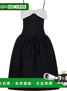 1h可退 SELF-PORTRAIT 女士连衣裙 RS25049MBB SS2025 黑色