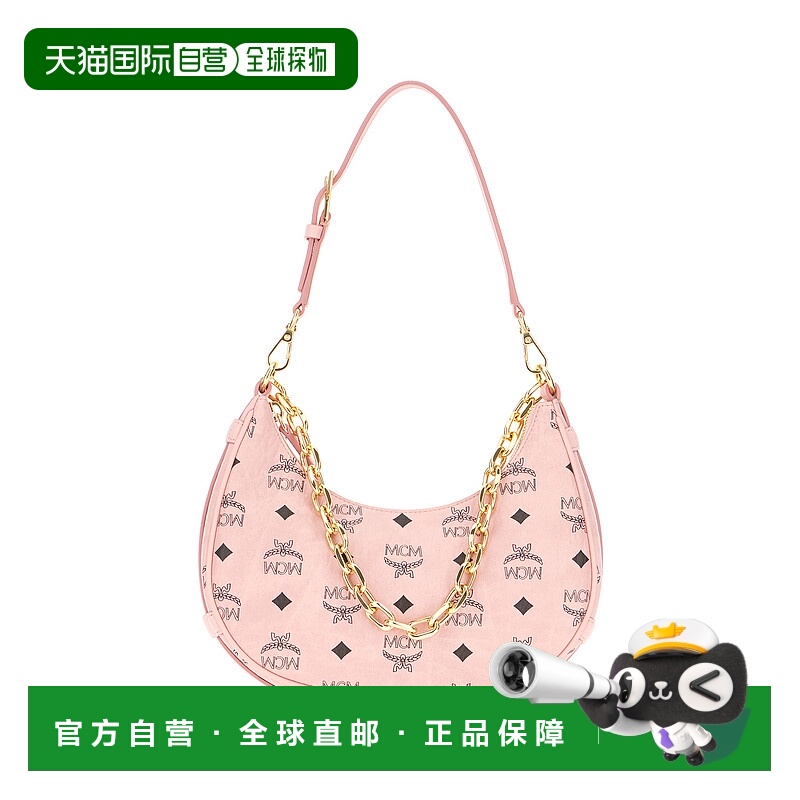 1h可退 MCM 女士斜挎包 MWHFATA02PZ AW2025 粉红色 'Aren Cresce