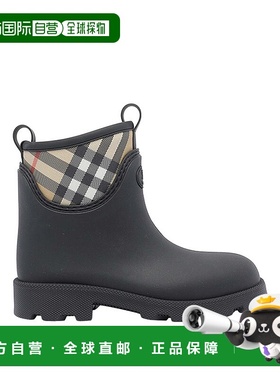 BURBERRY 女士靴子 8111712 AW2025 黑色 Black Marsh Stamp Boot