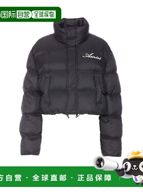 AMIRI 女士外套 OUDW1003BLACK SS2026 黑色 Bones Cropped Down