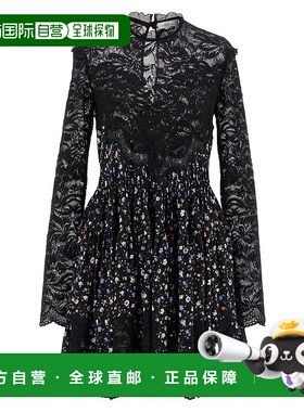 1h可退 潮奢 Rabanne 女士 Paco 花卉褶飾蕾絲洋裝 25AJRO137PA01