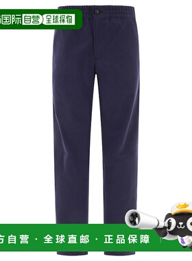 A.P.C. 男士休闲裤 COGEWH08408IAK AW2024 蓝色 Cotton Trousers