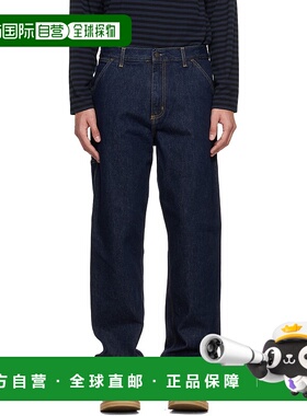 1h可退 潮奢 CARHARTT WIP 男士 蓝色 Single Knee 牛仔裤 I03202