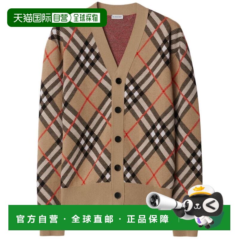 BURBERRY 男士针织毛衣 8093494 CO 浅棕色 Burberry Vintage Che