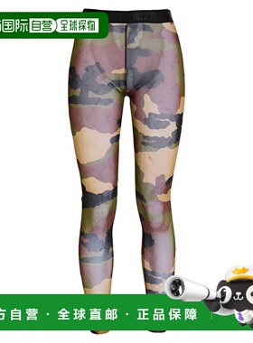 1h可退 潮奢 Moschino 莫斯奇诺 女士 打底裤 green绿色 舒适时尚