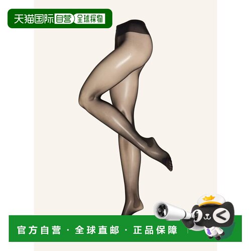 WOLFORD 女士袜子 100298204913000 CO 黑色 CRYSTA支付后1h可退