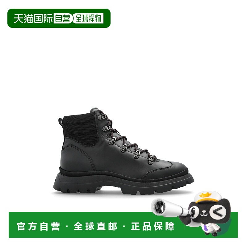 1h可退 HOGAN 男士靴子 HXM6920FT10UJF0B999 AW2025 黑色男靴
