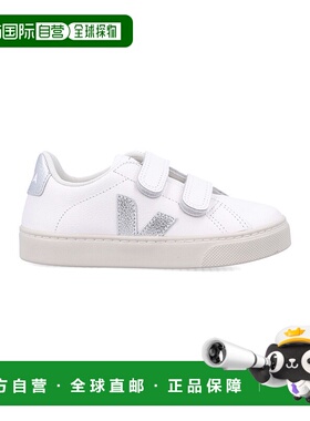 1h可退 潮奢 Veja 女童 Kid - Esplar 皮质白色银色运动鞋童鞋 SV