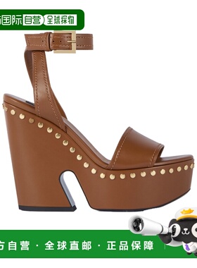 GIVENCHY 女士凉鞋 BE30APE2FV913 SS2026 棕色 铆钉厚底凉鞋