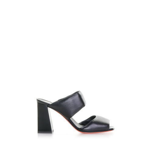 SANTONI 女士休闲鞋 70406HA2TPPTN01 SS2023 黑色高跟鞋女鞋单鞋