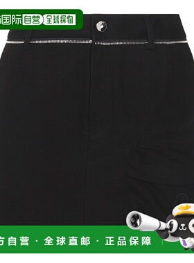 1h可退 潮奢 Moncler Genius 女士 黑色棉质迷你半身裙 J209T2D00