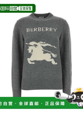 BURBERRY 女士针织衫 8104884A1345 CO 灰色 Grey wool blend swe