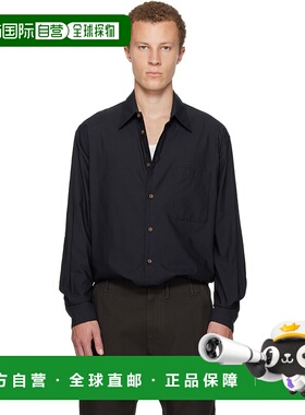 1h可退 潮奢 Lemaire 男士 黑色 Regular 衬衫 SH1201LF1500