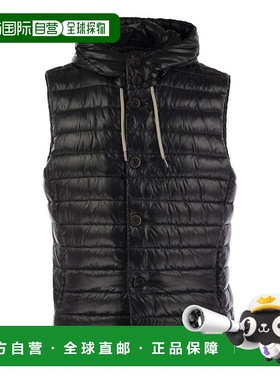 HERNO 男士马甲 PI00095UR12017Z9300 AW2024 黑色