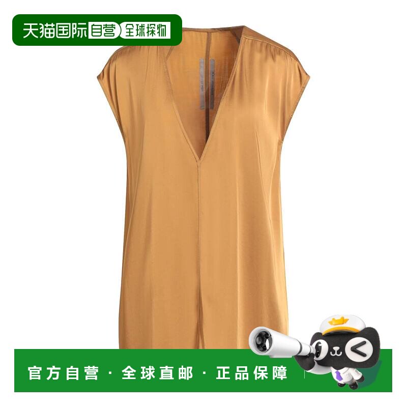 rick owens 瑞克 欧文斯 女士 上衣 yellow黄色 舒适时尚女装