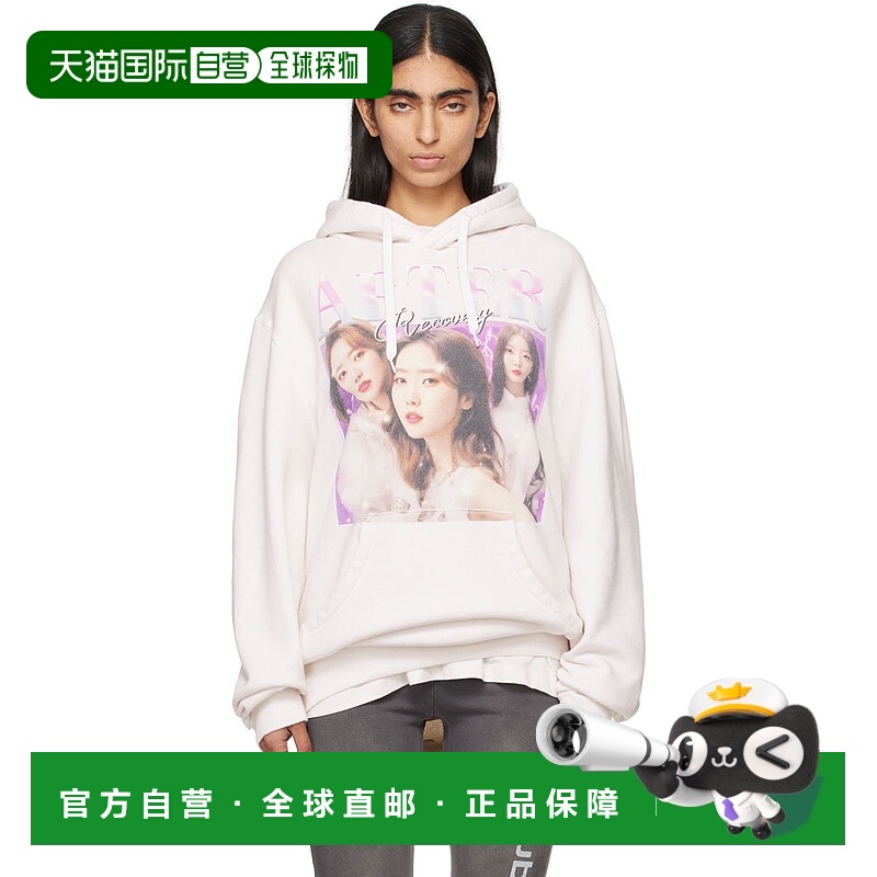 1h可退 潮奢 Doublet 女士 白色 Before After Idol 连帽衫 24AW2