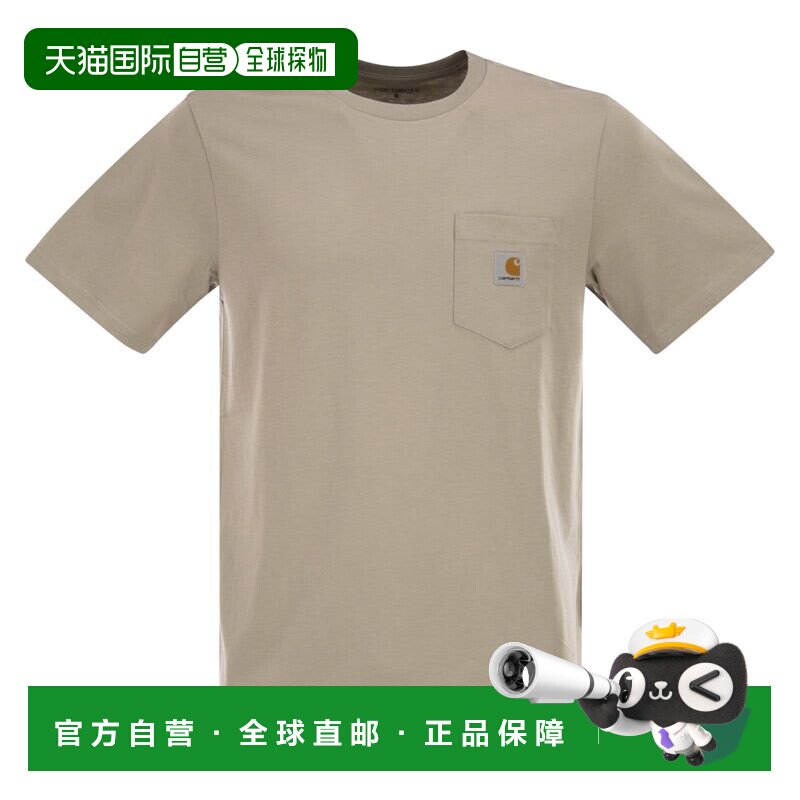 1h可退 潮奢 Carhartt 卡哈特 女士 棉质口袋T恤 I0304343GEXX