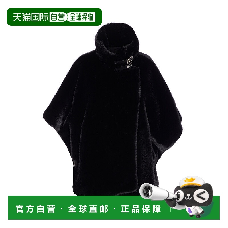 1h可退 PINKO 女士披肩 103837A2PIZ99 AW2025 黑色 Pinko Coats