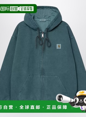 1h可退 潮奢 CARHARTT WIP 男士 Vista Deep 连帽湖蓝色夹克 I029