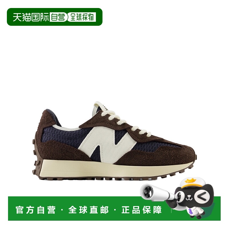 1h可退 NEW BALANCE 男士运动鞋 U327WVB SS2024 黑色 系带低帮运