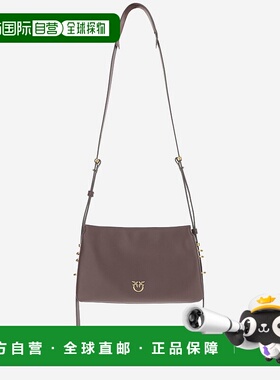 PINKO 女士单肩包 105883A0QOLA7Q AW2025 棕色 TRIPLET MINI