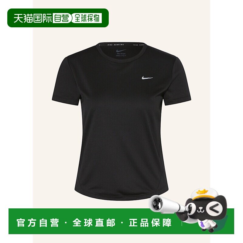 1h可退 NIKE 女士T恤 100166157113000 CO 黑色 Running shirt TE