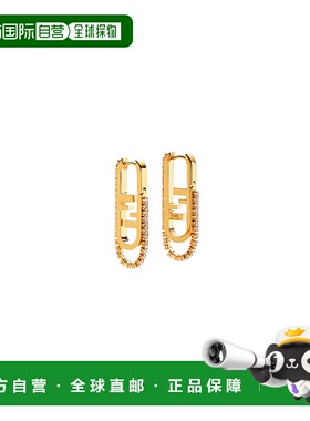 FENDI 女士耳饰 8AL173ATEPF089U AW2025 银色 ORECCHINI