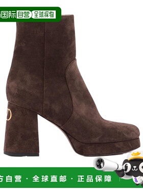 VALENTINO 女士靴子 WS0NF1DHU0TO AW2025筒靴深棕色女靴短靴