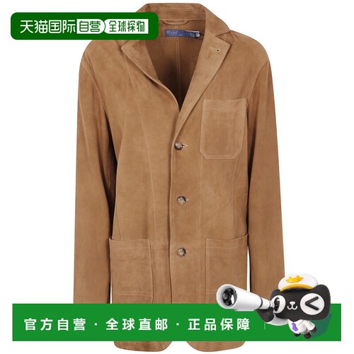 奢淘 POLO RALPH LAUREN SUEDE JACKET WITH THREE BUTTONS 女 21