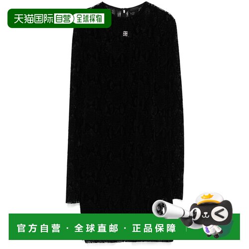 GIVENCHY 女士连衣裙 BW22AZ20H1001 SS2025 黑色 长袖连衣裙
