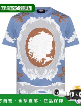 VERSACE 男士T恤 10192111A141685UE30 SS2025 白色短袖范思哲