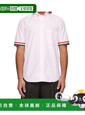 THOM BROWNE 男士衬衫 MWS245AF0998680 AW2025 粉红色
