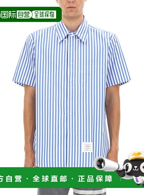 1h可退 潮奢 Thom Browne 汤姆 布朗 男士 条纹衬衫 MWS239AF0918