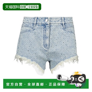 女士牛仔裤 腰带环牛仔短裤 WP30DAPABLU56 灰色 SS2025 IRO