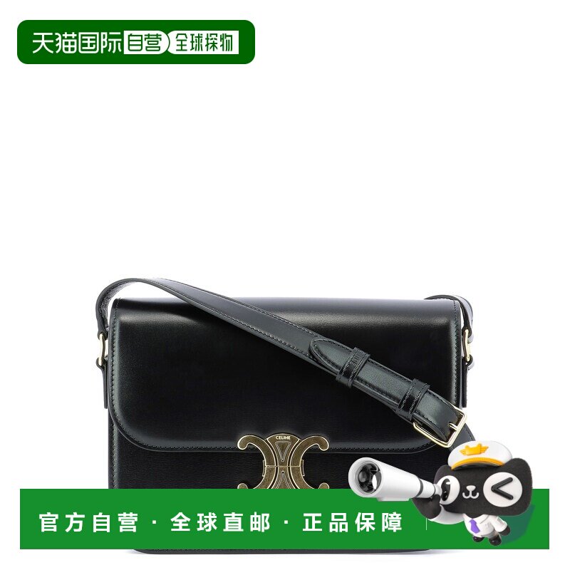 CELINE 女士斜挎包 187363BF438NO AW2026 黑色 Triomphe Classiq图片
