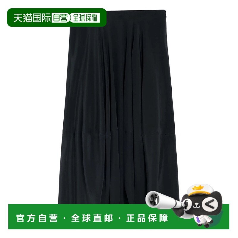 LEMAIRE 女士半身裙 SK1053LF1446BK999 AW2025 黑色包臀裙a字裙