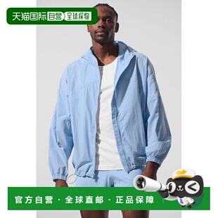 alo yoga 品牌Logo连帽拉链长袖宽松夹克外套 男款m4166r