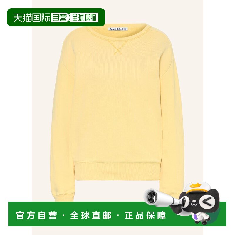 1h可退 ACNE STUDIOS 女士卫衣 100298642719000 CO 黄色 Sweatsh