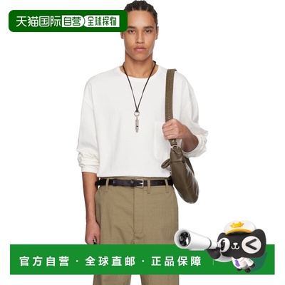 1h可退 潮奢 Lemaire 男士 灰白色 Boxy 长袖 T 恤 TO1340LJ1010