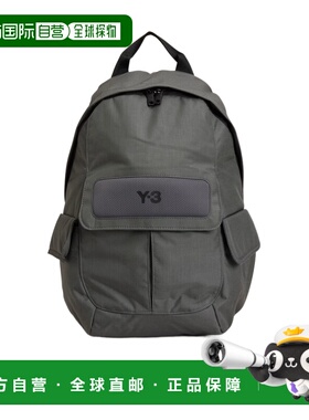 1h可退 Y-3 男士双肩包 KB5854 AW2025 军绿色 拉链小号背包