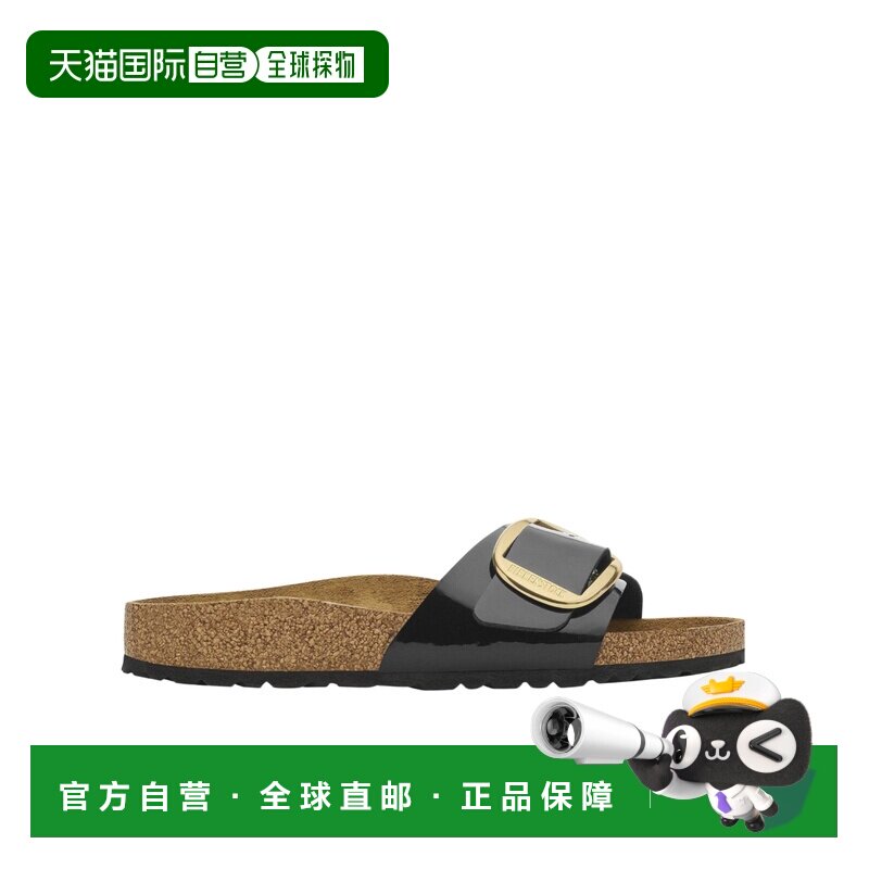 BIRKENSTOCK 女士凉鞋 1027785 SS2026 黑色 Madrid 大扣环拖鞋