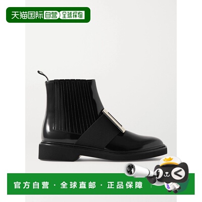 ROGER VIVIER 罗杰 维维亚 女士 Viv Rangers搭扣切尔西短靴 RVW5