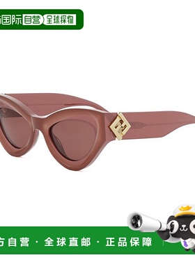 1h可退 潮奢 Fendi 芬迪 女士 FF FE40146I 66Y 钻石太阳镜 FE401