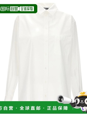 MOSCHINO 女士衬衫 J020204310001 SS2024 白色 MOSCHINO Poplin