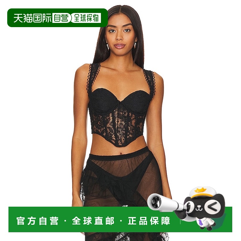 1h可退 潮奢 For Love & Lemons 女士 Sammie 短款上衣 CT1894FA2