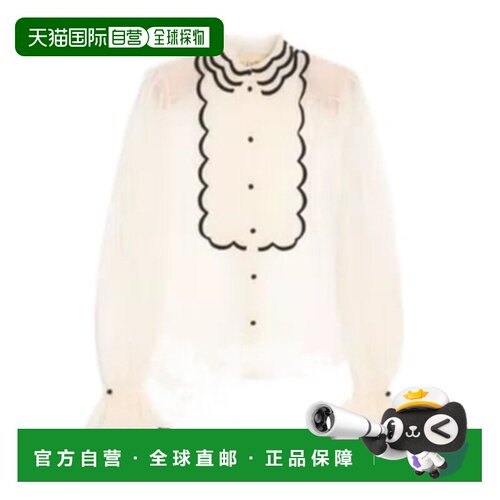 VALENTINO 女士衬衫 BAB8D51C89Z7 SS2026 白色