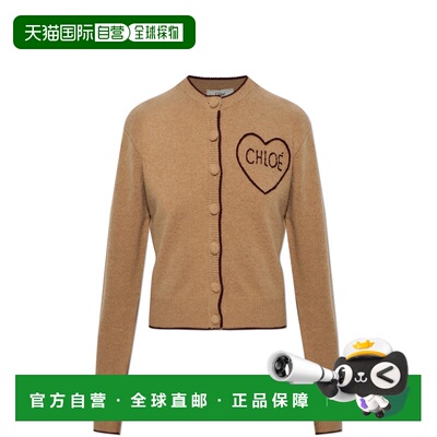 CHLOÉ 女士针织衫 CH26AMC15710218 AW2026 花色 Camel wool blen