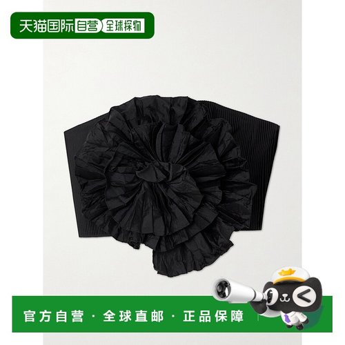 1h可退 潮奢 Andres Otalora 女士 No Me Olvides 嵌花褶裥塔夫绸