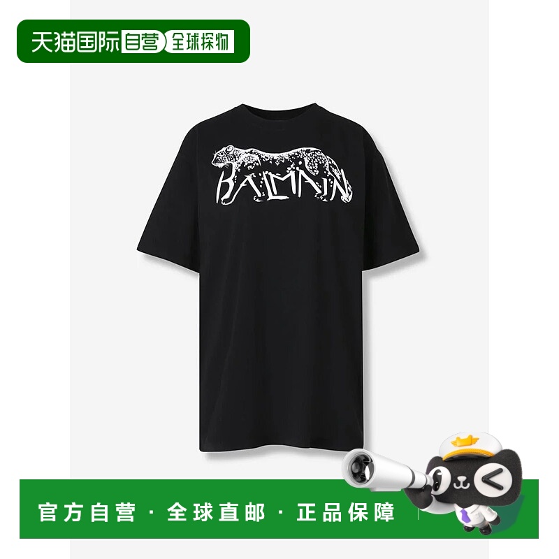 1h可退 BALMAIN 女士T恤 FF0EH005GF22EABEABNOIR AW2025